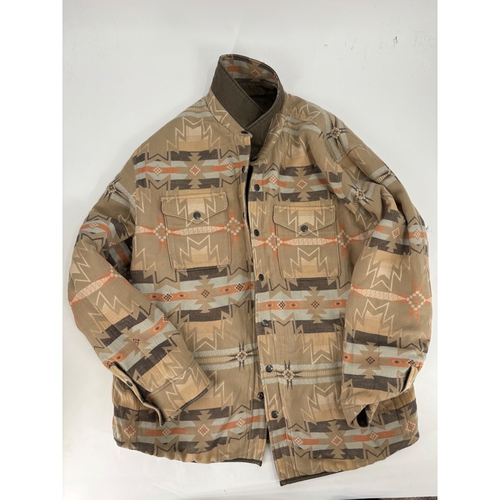 Faherty DGF Reversible Bondi Jacket Prairie Olive Doug Good Feather MOF2419 XL